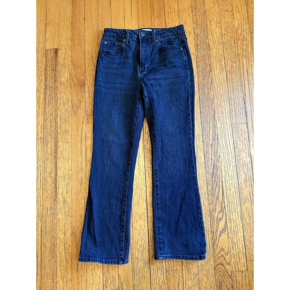 pistola Denim - Pistola Lennon High Rise Crop Boot Cut Dark Wash Jeans Women's Size 27